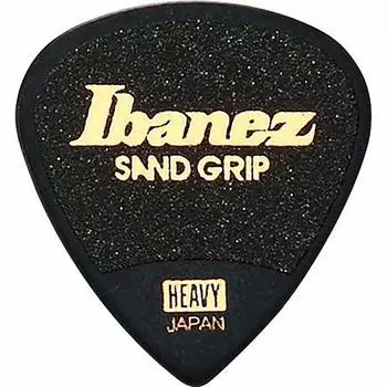 Ibanez Pick HEAVY Sand Grip Short Teardrop PA16HSG-BK (1.00мм) (черный)