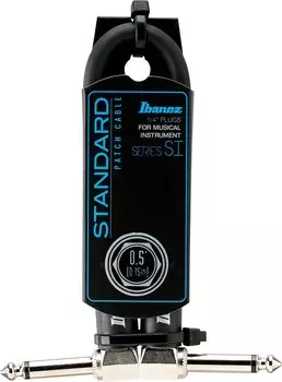 Ibanez Standard Patch Cable SI05P Guitar/Bass 0.5ft (0.15m) L-L-Plug