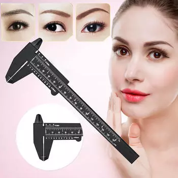 [Ice] 1 шт. многоразовая мерка для макияжа, линейка для бровей, линейка для микроблейдинга, перманентные инструменты