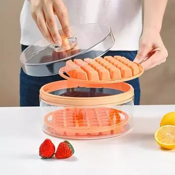 Ice Box Ice Box Ice Out Ice Box A Key To Take Off The Ice Easy To Take Off The Mold Ice Lattice Ice Cube Molds фиолетовый