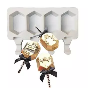 Ice Cream Mold Flexible DIY Silicone Multi Cavity Household Icicle Mould for Home 4