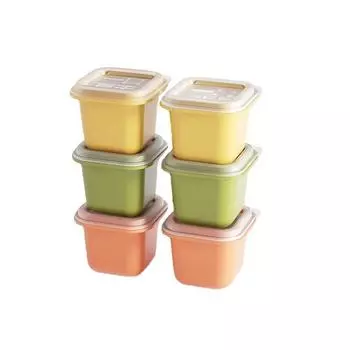 Ice Cube Molds with Lids 6 Pieces Whiskey Ice Mold Maker for Freezer Easy Release and Flexible Ice Cube Organizer