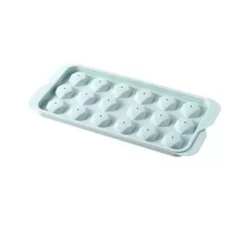 Ice Cube Tray Creative Homemade Ice Mold Freezer Tray with Cover for Cocktail FreezerDiamond Shape