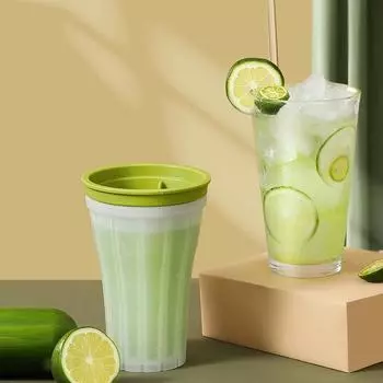 Ice making cup, crushed ice, one pinch ice cup, ice sand ice cube box, juice cold drink crushed ice mold, summer ice sand cup