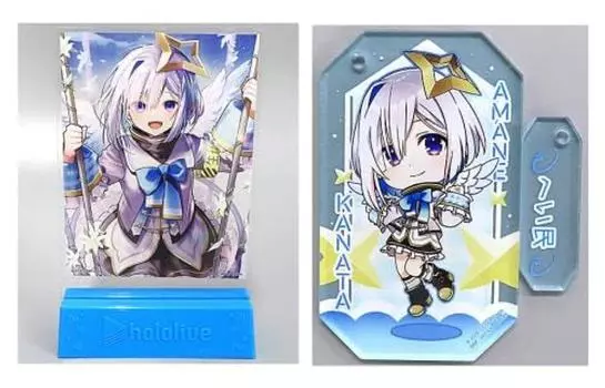 Ichiban Kuji Hololive vol.3 Mini Art Board & Clear Twin Charm Kanatan