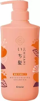 Ichikami Double Moisturizing Shampoo Pump 480ml Аминокислотный шампунь Уход за волосами Уход за поврежденными волосами [Dense Care] | Без силикона Для мужчин Для женщин