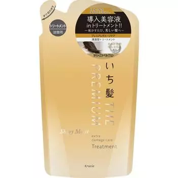 Ichikami ThePremium Ichikami The Premium Extra Damage Care Treatment Блестящий увлажняющий сменный блок 340 г