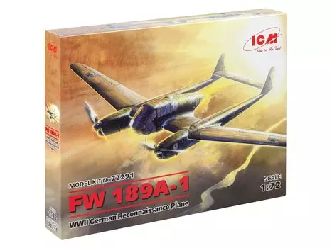 ICM Focke Wulf 72291 Пластиковая модель 1/72 FW189A-1