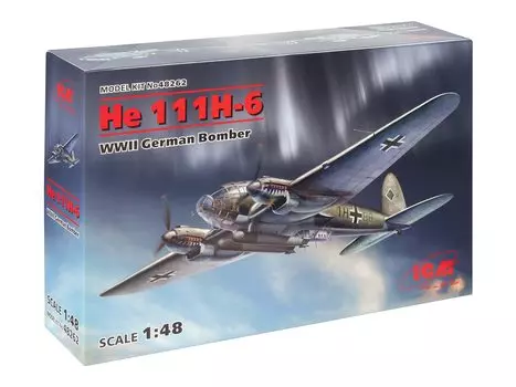 ICM ICM German Air Force Heinkel Bomber Plastic Model 48262 1/48 He111H-6