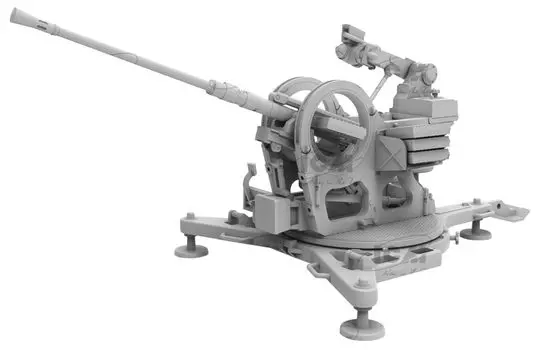 ICM WW2 немецкая 2см пушка Flak38 пластиковая модель 35717 1/35 зенитная (пушка)