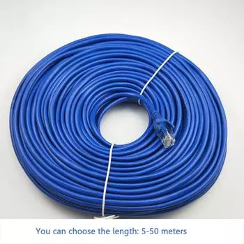 ICOCO 5/10/15/20/25/30/50M Ethernet Интернет RJ45 LAN-кабель Разъем-вилка Сетка IDD