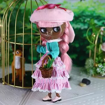 ICY DBS Blyth кукла 1/6 bjd шарнирное тело кукла супер черная кожа включая одежду обувь 30 см игрушка