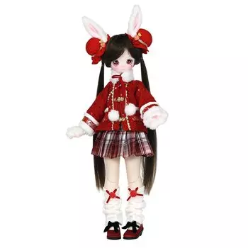 ICY Fortune Days Scale BJD Кукла в стиле аниме, окрашенная подвижная фигурка 1/4 (красный)