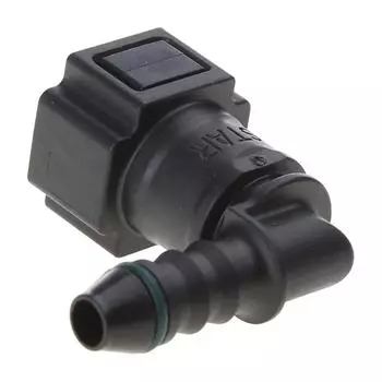 ID6 Female 7.89mm угловой фитинг быстроразъемный соединитель для шланга мотоцикла чёрный