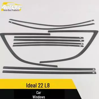 Ideal 22 L8 Автомобильные оконные и дверные накладки, антицарапающий автодекор upper and lower windows, 10 pieces