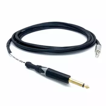 Идеально подходит для гитары Stratocaster экранированный кабель NUDE CABLE 5m APEX SS чёрный
