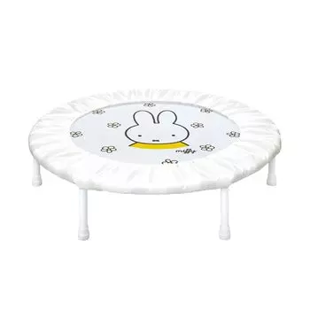 Ides Miffy Домашний батут Тихий и безопасный дизайн Отлично подходит для упражнений для детей от 3 лет и старше [Официальный] - - белый