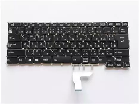 IDVL Fujitsu FMV LIFEBOOK U937 U938 U939 Японская клавиатура для ноутбука с подсветкой (черный)