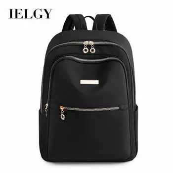 IELGY computer backpack, large capacity simple backpack notebook bag чёрный