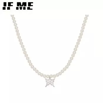 IF ME колье-бабочка, ожерелье для женщин, ожерелья с полым сердцем, модные украшения, элегантная свадебная вечеринка ME5177501