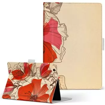 igcase Fire HD 8 выпущен в эксклюзивном ноутбуке с прямой склейкой, цветочно-красный 005218 (8-е поколение, 2018) случай, тип, обложка, тип, иллюстрация,