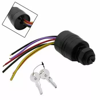 Ignition Key Switch 6 Wire For Mercury 17009A2 17009A5 Outboard MP41070