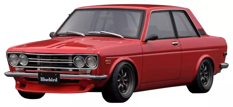 модель зажигания Datsun Bluebird Красный готовый продукт 1/18 (510)