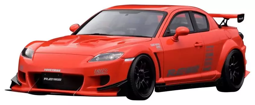 модель зажигания Mazda RE Amemiya Orange готовый продукт 1/18 RX-8 (SE3P)