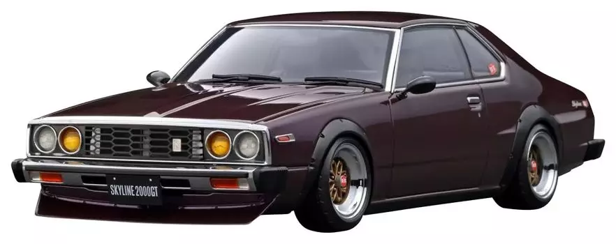 ignition model Nissan Skyline 2000 Purple finished product 1/18 GT-ES (C210)