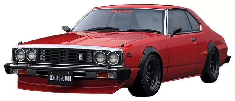 ignition model Nissan Skyline 2000 Red finished product 1/18 GT-ES (C210)