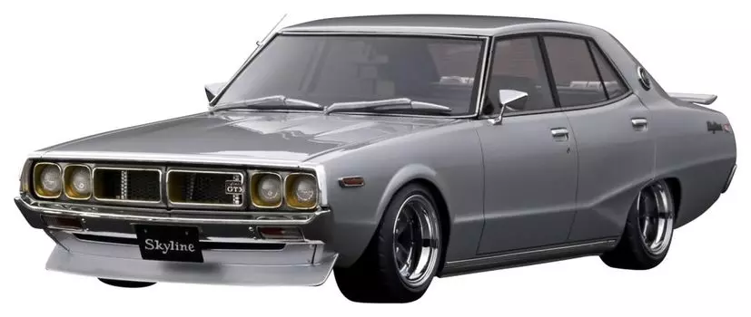 ignition model Nissan Skyline 2000 Серебристый готовая модель 1/18 GT-X (GC110)