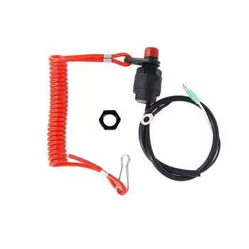 Ignition switch with Emergency cable for Boat Outboard Motor