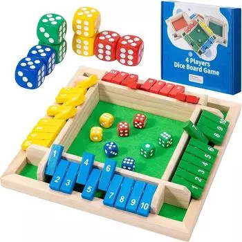 Игра, деревянные настольные игры с кубиками для взрослых и детей, 2-4 игрока, семейные классические настольные игры для класса, вечеринки или паба