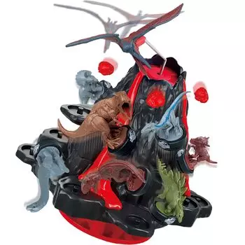 Игра EPOCH Jurassic World Great Blow Up Volcano Game, сертифицированная ST Mark, для детей от 4 лет и старше. Количество от 2 до 4. Извержение EPOCH! Игроки