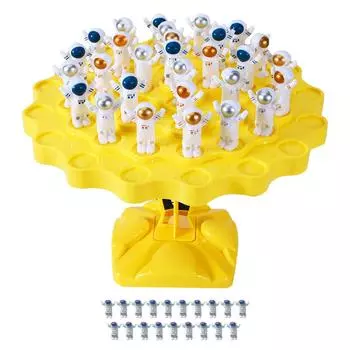 Игра-головоломка «Баланс дерева», раннее образовательное интерактивное балансирующее дерево, счетная игра L, желтый 48