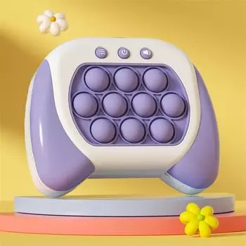Игра-головоломка Quick Push Bubble Fidget Сенсорные игрушки Whack A Mole Quick Press Bubble с музыкой и мигающими игрушками для снятия стресса в подарок ребенку