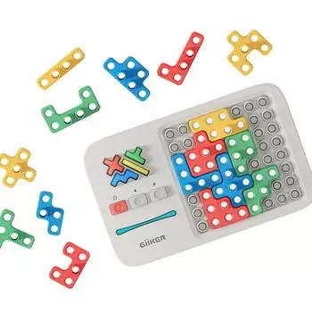 Игра-головоломка Quicker Super Blocks Pattern Matching, более 1000 задач-головоломк, портативные игры для путешествий, идеальный подарок для детей и подростков