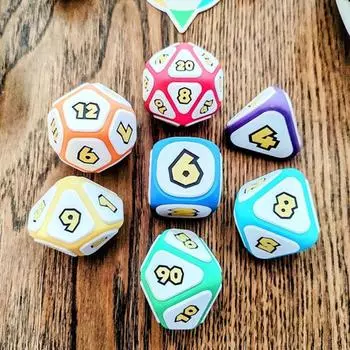 Игральные карточные игры Кости Настольные игры Кости DND Кубики Кости Ролевая игра Кости Многогранные игральные кости