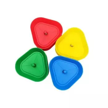Игральные карты для детей Стойка Hands-Free Треугольник Форма держатели