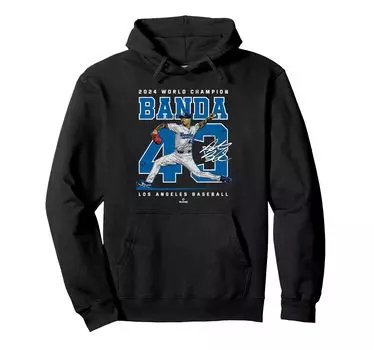 Игрок номер 2024 Чемпион мира Энтони Банда MLBPA Толстовка с капюшоном