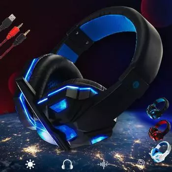 Игровая гарнитура Накладные стереонаушники 3,5 мм с микрофоном для игровых наушников N-Switch