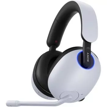 Игровая гарнитура Sony INZONE Wireless Bluetooth Оснащена функцией шумоподавления 3D-звук Низкая задержка Менее утомительна даже при длительном использовании белый