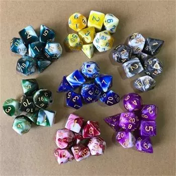 Игровой аксессуар, игрушки для отдыха и развлечений, двухцветный набор кубиков, игровой аксессуар, товары для вечеринок