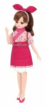 Игровой домик для кукол TAKARA TOMY с вращающейся лентой-конвейером для суши, для детей от 3 лет и старше. Соответствует стандартам безопасности игрушек, имеет сертификат ST mark Licca TAKARA TOMY