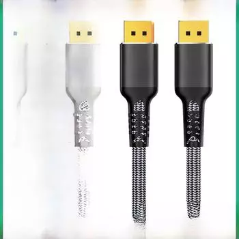 Игровой кабель DisplayPort 2.1 Ultra HD, 16K@30Гц, 10K@60Гц 1m