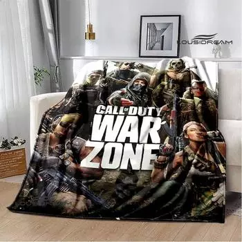 Игровой код, одеяло Call of Duty, теплое одеяло с фланцем, мягкое и удобное одеяло, одеяло для домашнего путешествия, подкладка для кровати, подарок на день рождения 30x40in