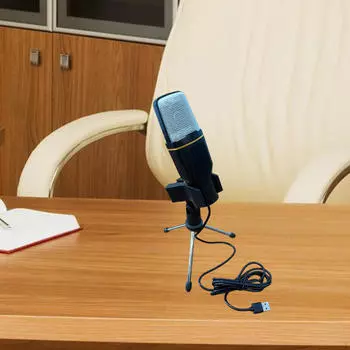 Игровой микрофон USB с шумоподавлением Plug and Play Компьютерный микрофон ПК для студии