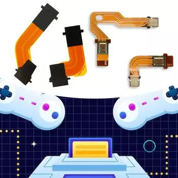 Игровые аксессуары, подходящие для контроллера PS5 V1, гибкий кабель, микрофон, гибкий ленточный кабель, разъем для печатной платы, ленточный кабель