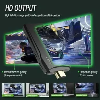 Игровые приставки M8 Console 2.4G Dual Wireless Controller Game Stick 4K 10000 игр 64 ГБ Ретро-игра Для Dropshiopping Рождественский подарок
