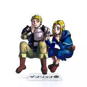 Игрушечная фигурка Dungeon Meshi Delicious in Dungeon Donato Marcille Thorden Laios на акриловой подставке